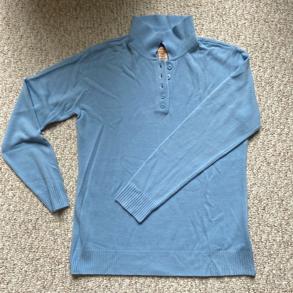 Knitted polo style top
